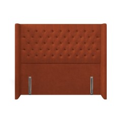 headboard bruton cosmos cinnabar plain front