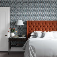 Bruton Headboard Cosmos Cinnabar