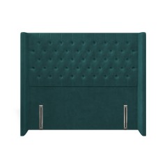 headboard bruton cosmos jade plain front