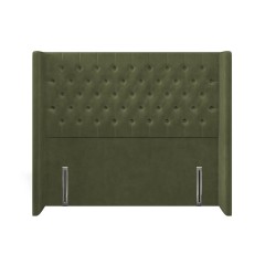 headboard bruton cosmos olive plain front