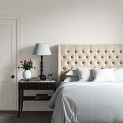 Bruton Headboard Desta Pebble