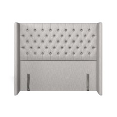 headboard bruton kalinda dove plain front