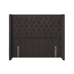 headboard bruton safara charcoal weave front