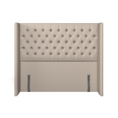 headboard bruton shani pebble plain front