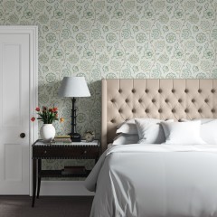 Bruton Headboard Shani Pebble