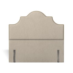 headboard izzie amina taupe plain front