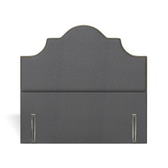 headboard izzie bisa charcoal plain front