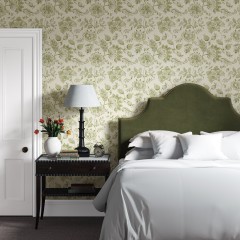 Izzie Headboard Cosmos Olive