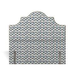 headboard izzie patola indigo print front