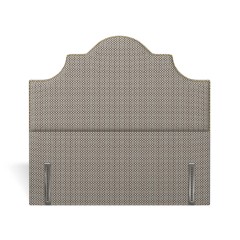 headboard izzie sabra charcoal weave front