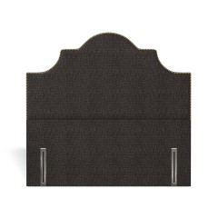 headboard izzie safara charcoal weave front