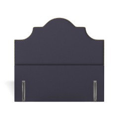 headboard izzie shani indigo plain front