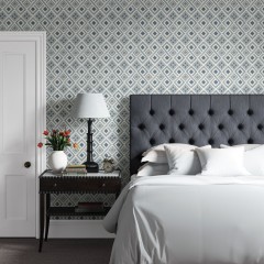 Kinsale Headboard Amina Indigo