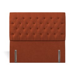 headboard kinsale cosmos cinnabar plain front