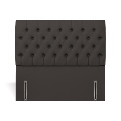 headboard kinsale shani charcoal plain front