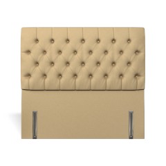 headboard kinsale shani ochre plain front