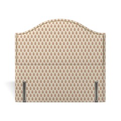 headboard marlborough indira rust print front