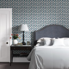 Marlborough Headboard Safara Indigo