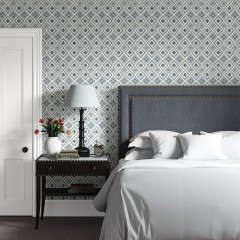 Painswick Headboard Amina Indigo