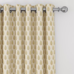 Indira Ochre Curtains