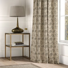 Lotus Charcoal Curtains