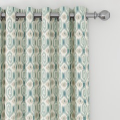 Odisha Teal Curtains