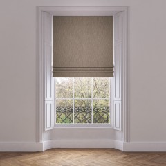 roman blind amina espresso plain lifestyle 1