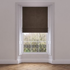 roman blind cosmos espresso plain lifestyle 1