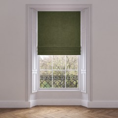 roman blind cosmos olive plain lifestyle 1