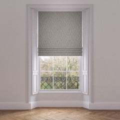 roman blind kalinda charcoal plain lifestyle 1