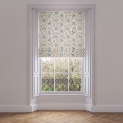 roman blind shimla azure print lifestyle 1