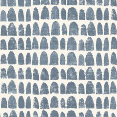 Wallpaper Babouches Denim Flat