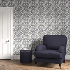 Wallpaper Bandhani Indigo Lifestyle 2