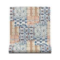 Wallpaper Kantha Indigo Roll