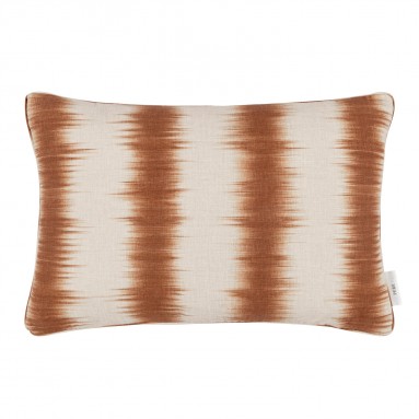 Aarna Rust Printed Cotton Cushion 55cm x 38cm