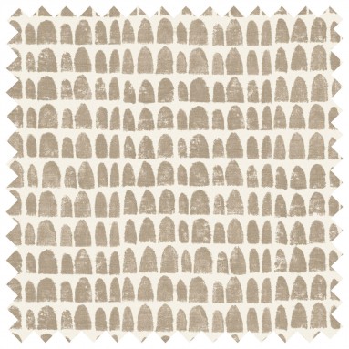 Babouches Clay Printed Cotton Fabric