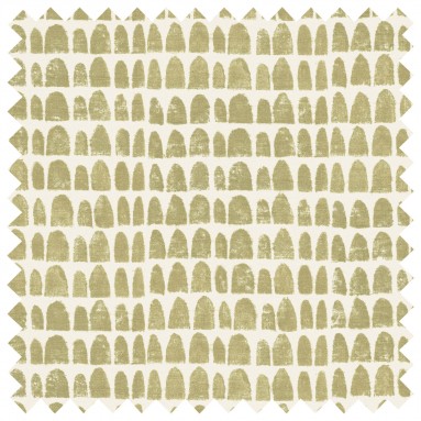 Babouches Moss Printed Cotton Fabric