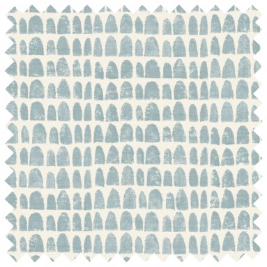 Babouches Sky Printed Cotton Fabric