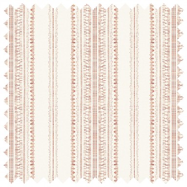 Fabric Bodo Stripe Ginger Print Swatch