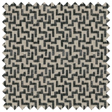 Desta Charcoal Woven Fabric