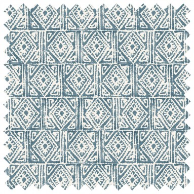 Ellora Marine Printed Cotton Fabric