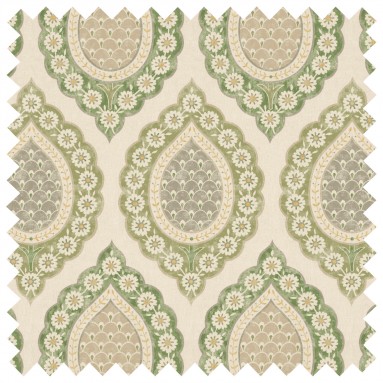 Fabric Indienne Fennel Print Swatch