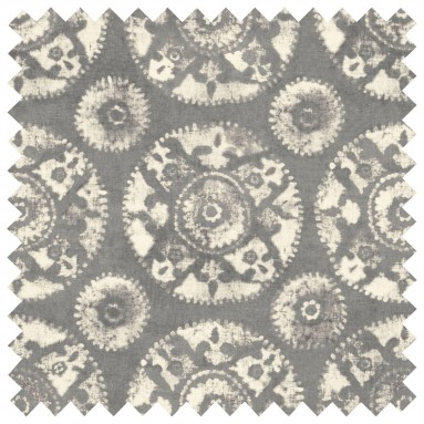 Nubra Graphite Printed Cotton Fabric