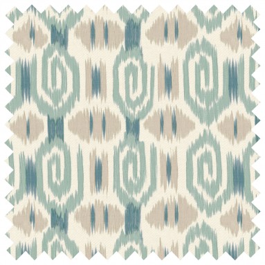 Fabric Odisha Teal Print Swatch