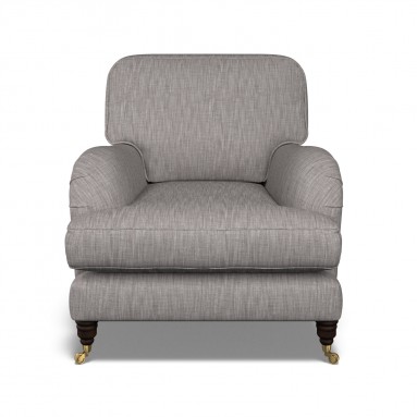 furniture bliss chair kalinda taupe plain front