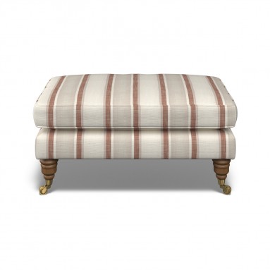 Bliss Footstool Edo Cinnabar