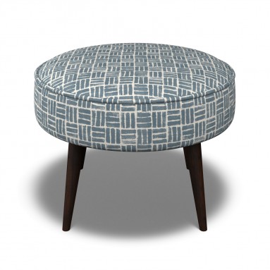 Brancaster Footstool Atlas Denim