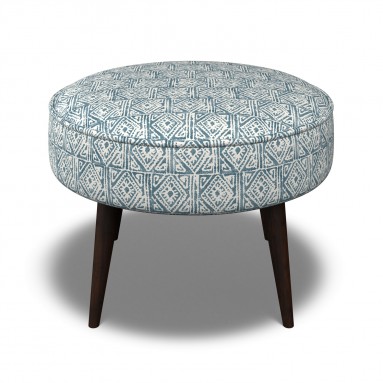 Brancaster Footstool Ellora Marine