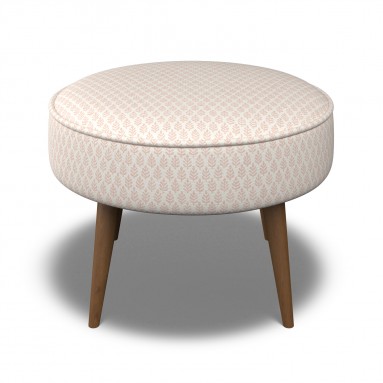 Brancaster Footstool Folia Rose