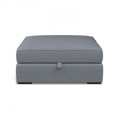 Cloud Storage Footstool Zuri Denim